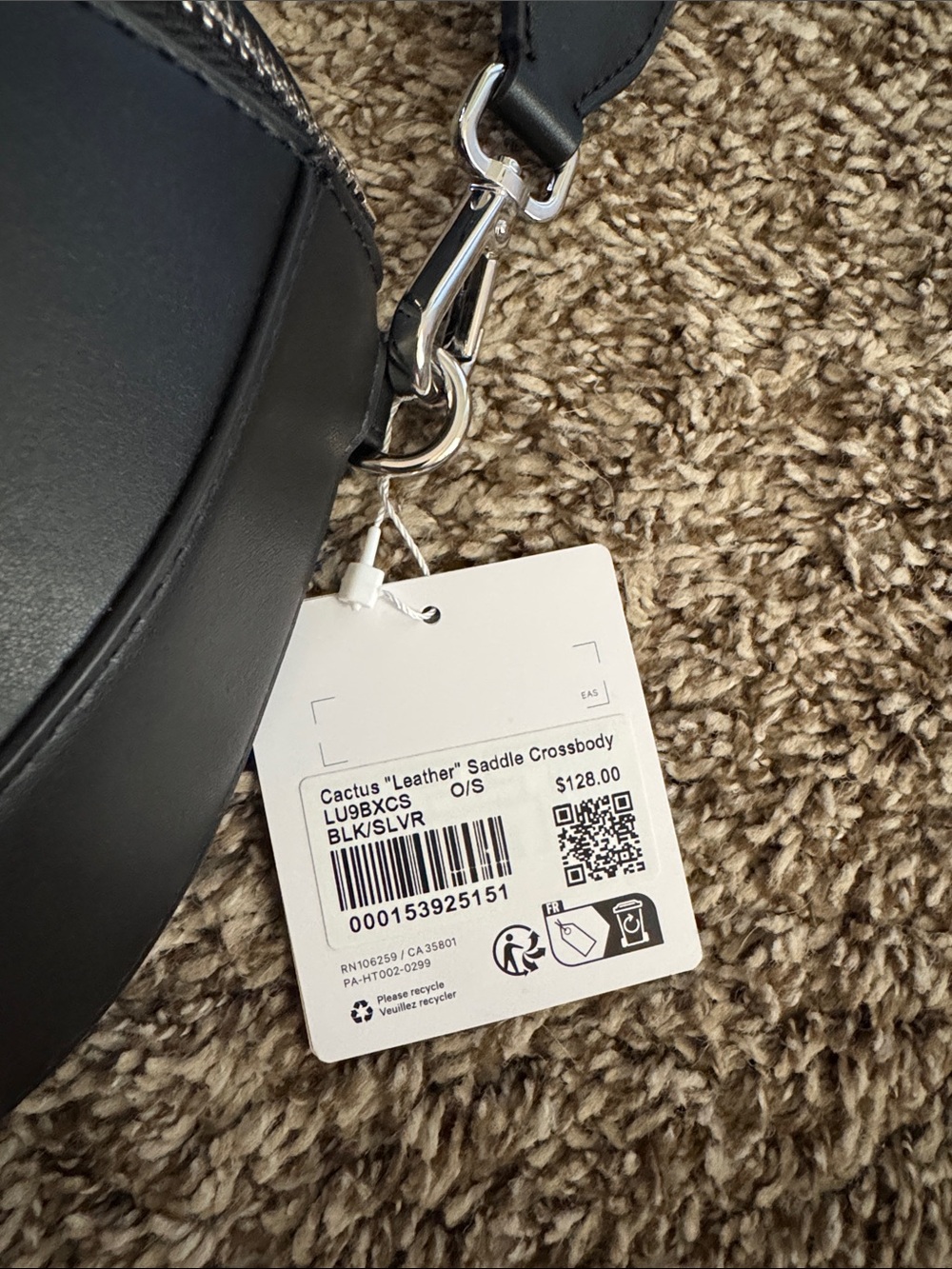 Lululemon leather saddle cross body bag - Picture 2 of 4